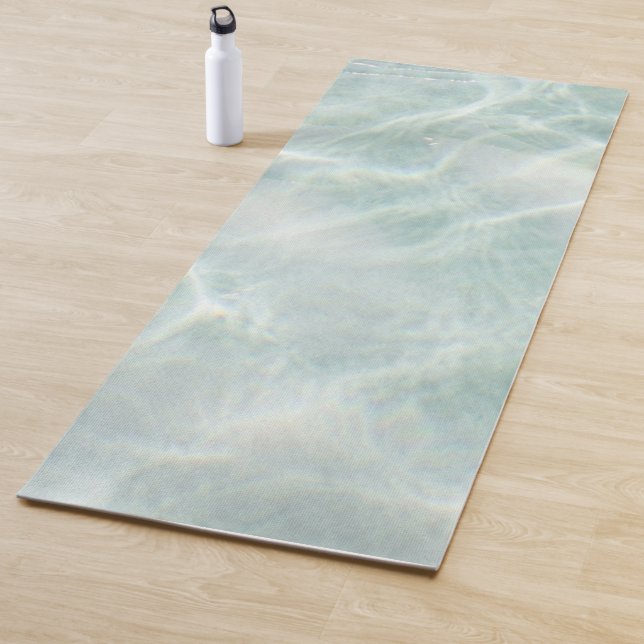 Tapis De Yoga Plage Tropical Sur Mesure (En situation)