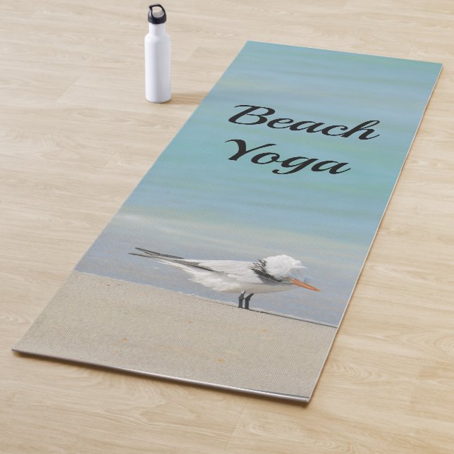 Tapis De Yoga Plage Yoga Royal Tern Poing d'oiseau de mer (En situation)