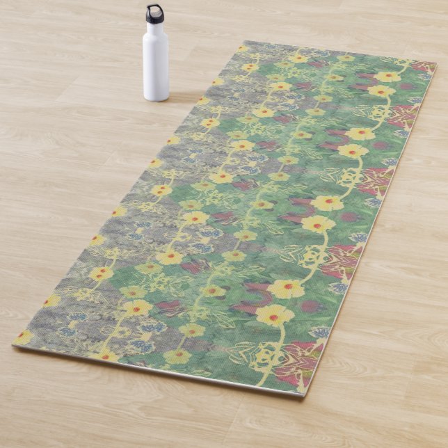 Tapis De Yoga Plancher forestier fleur sauvage (En situation)