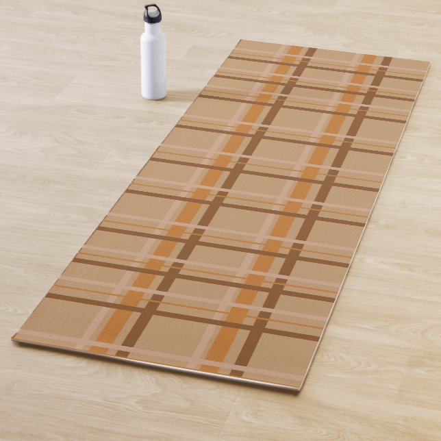 Tapis De Yoga Plat automnal (En situation)