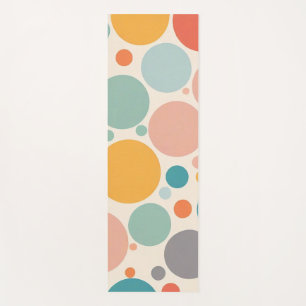 Tapis De Yoga Pois coloré