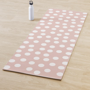 Tapis De Yoga Pois roses