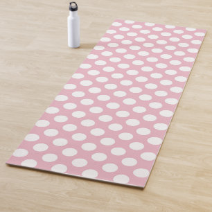 Tapis De Yoga Pois roses, Motif Pointe Polka, Points, Pointe