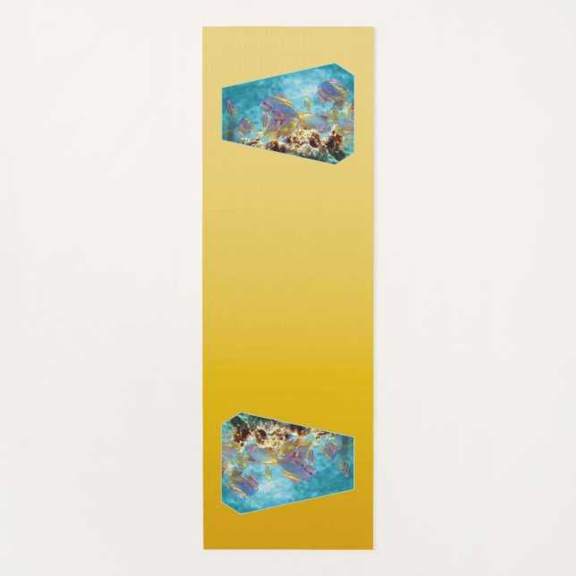 Tapis De Yoga Poisson anthias sur récif corallien - Conception p (Devant)