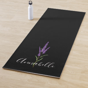 Tapis De Yoga Poitrine de lavande sur le chat de yoga personnali