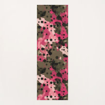 Polcamo rose Polka point et camouflage hybride