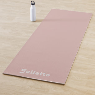 Tapis De Yoga Police rétro rougeâtre robuste