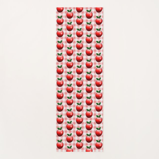 Tapis De Yoga Pommes rouges sucrées (Devant)