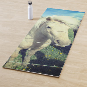 Tapis De Yoga Pony blanc