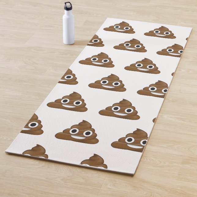 Tapis De Yoga Poop émoji (En situation)