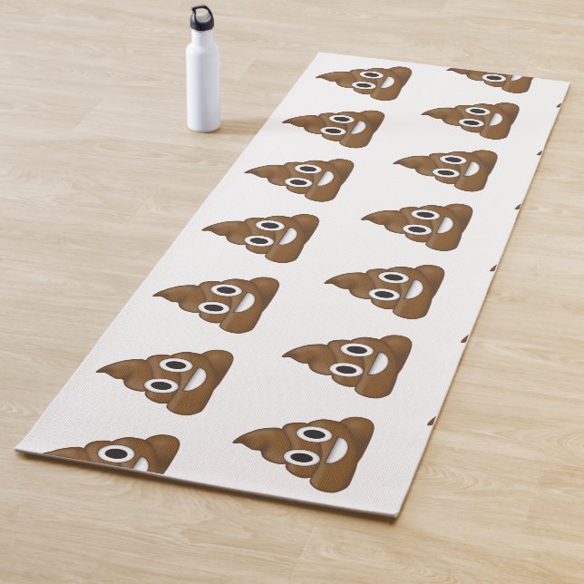 Tapis De Yoga Poop émoji (En situation)