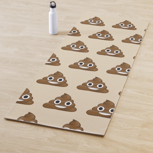 Tapis De Yoga Poop émoji (En situation)