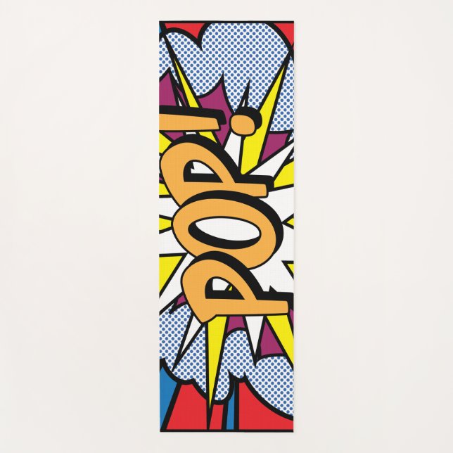 Tapis De Yoga Pop Art Yoga Mat (Devant)