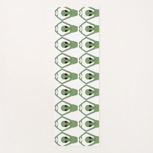 Tapis De Yoga Pose de cœur extraterrestre