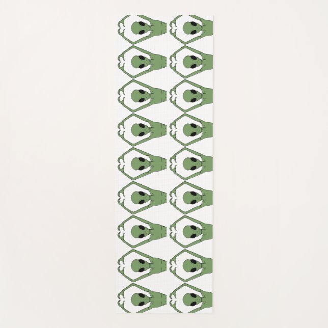 Tapis De Yoga Pose de cœur extraterrestre (Devant)