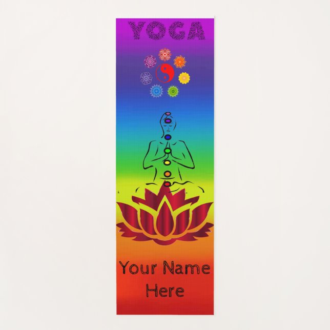 Tapis De Yoga Pose de yoga (Devant)