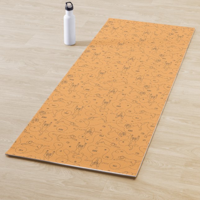 Tapis De Yoga Pose de yoga pour chien de boxe (En situation)