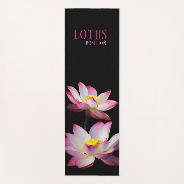 Tapis De Yoga Position de Lotus - Yoga Mat (Devant)