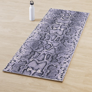 Tapis De Yoga Poster de animal de peau de serpent pourpre