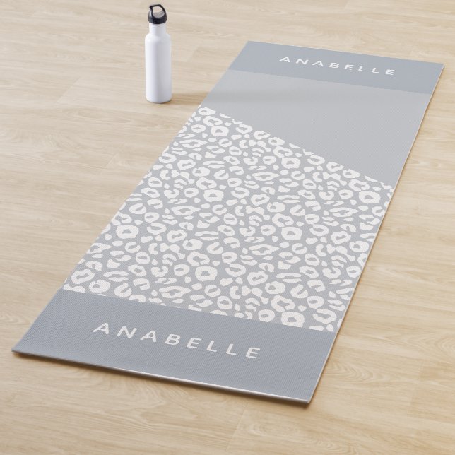 Tapis De Yoga Poster de animal moderne et géométrique (En situation)