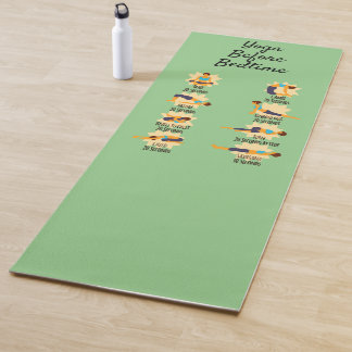Tapis De Yoga Postures de yoga avant le coucher au réveil 