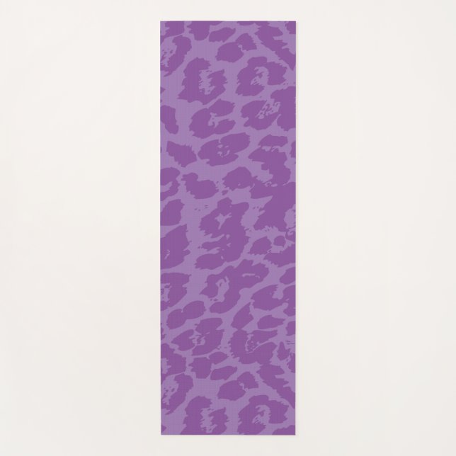 Tapis De Yoga Pot animal pourpre (Devant)