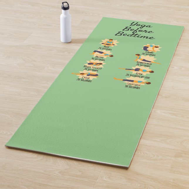 Tapis De Yoga Pots De Yoga Avant Les Pots De Routine De Lit Avec (En situation)