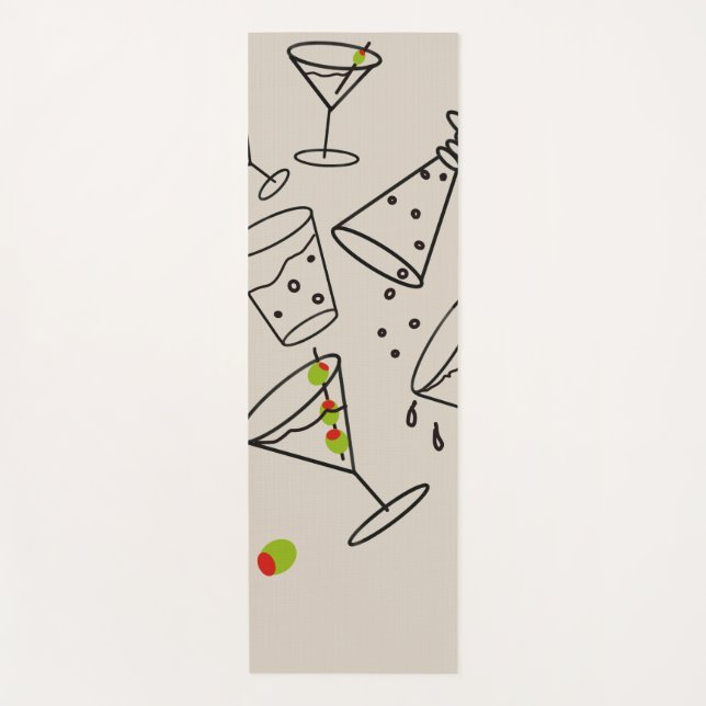 Tapis de yoga pour boissons (Devant)