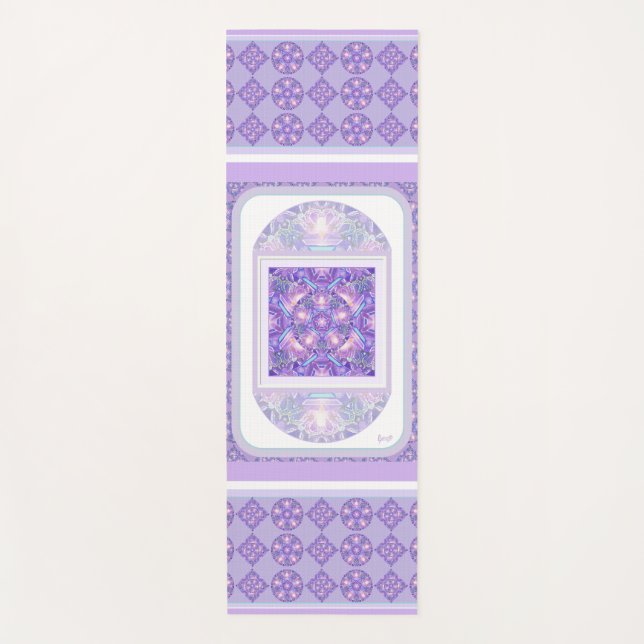 Tapis De Yoga Pourpre W1 (Devant)