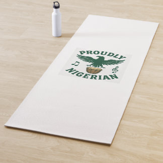 Tapis de yoga Pravacana de luxe fièrement nigérian