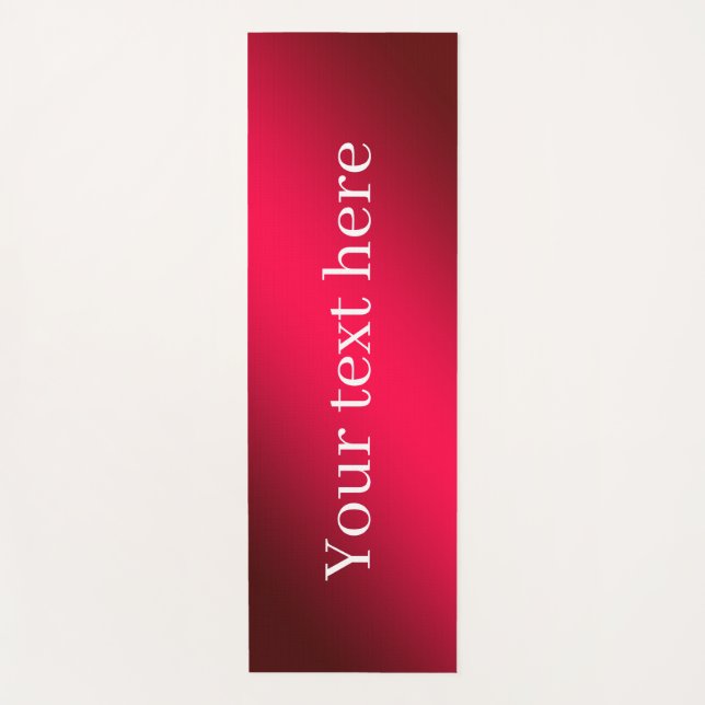 Tapis De Yoga  Premium Yoga Mat with custom background and text (Devant)