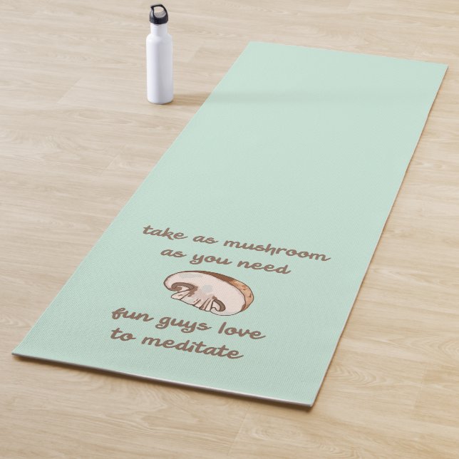 Tapis De Yoga "Prenez Le Champignons Dont Vous Avez Besoin" (En situation)