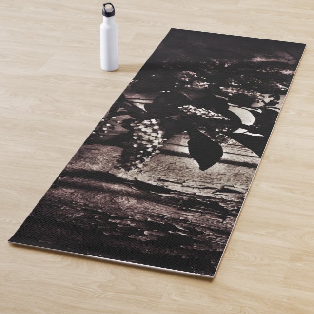 Tapis De Yoga Printemps sombre (En situation)