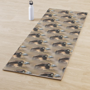 Tapis De Yoga Profil d'un faucon pèlerin