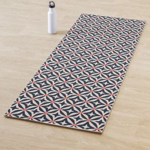 Tapis De Yoga Profil sous convention astérisque géométrique