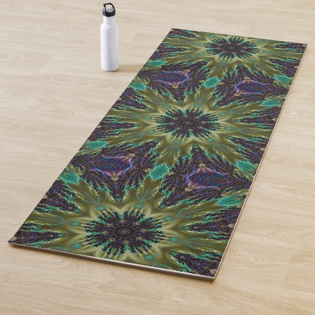 Tapis De Yoga Psychédélique Mandala Rétro Hippie Trippy Boho Chi (En situation)