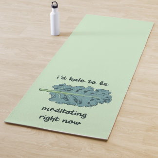Tapis De Yoga Pun "Romaine Calm - Lettuce Meditate"