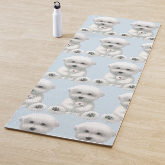 Tapis De Yoga Puppy Accroche Son Jouet (En situation)
