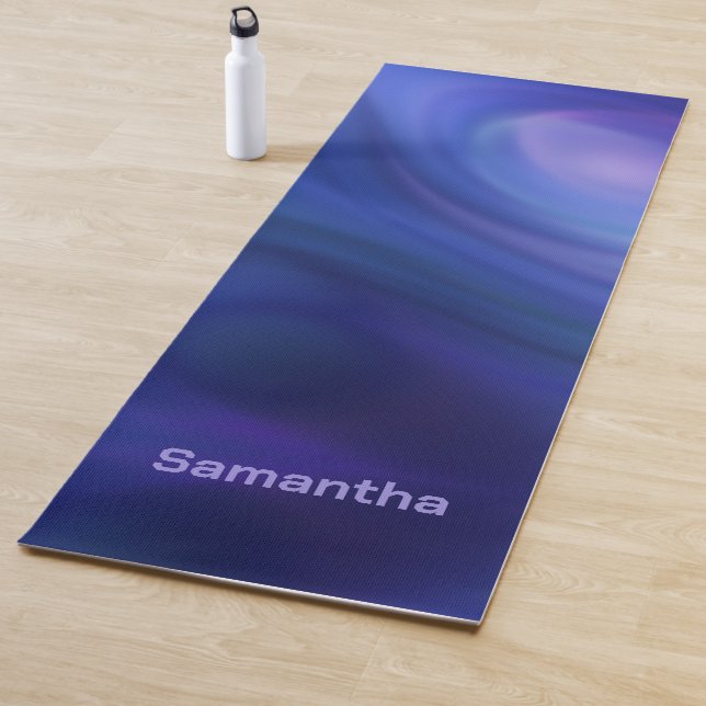 Tapis De Yoga Purple Blue Ombre Gradient Yoga Mat (En situation)