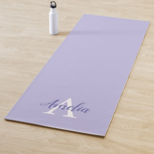 Tapis De Yoga Purple Lavender Monogramme Yoga Mat
