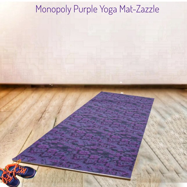 Tapis De Yoga Purple monopoly (Créateur téléchargé)