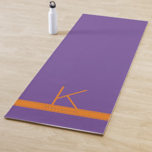 Tapis De Yoga Purple Orange Choisissez vos couleurs scolaires Pe