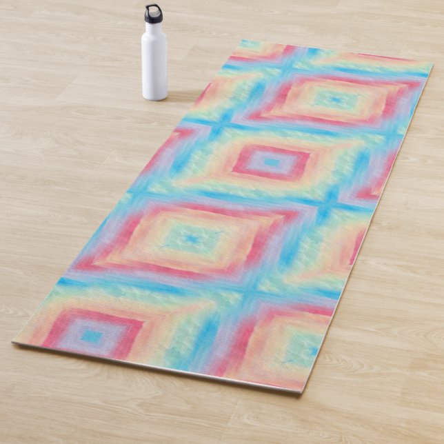 Tapis De Yoga Rainbow Hues Yoga Mat (En situation)