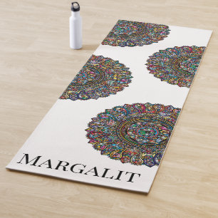 Tapis De Yoga Rainbow Mandalas Mandala Relaxation Pilates