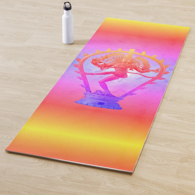Tapis De Yoga Rainbow Patels Shiva Yoga Mat (En situation)