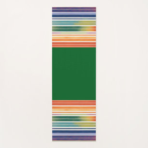 Tapis De Yoga Rayures Arc-en-ciel Glorieuses