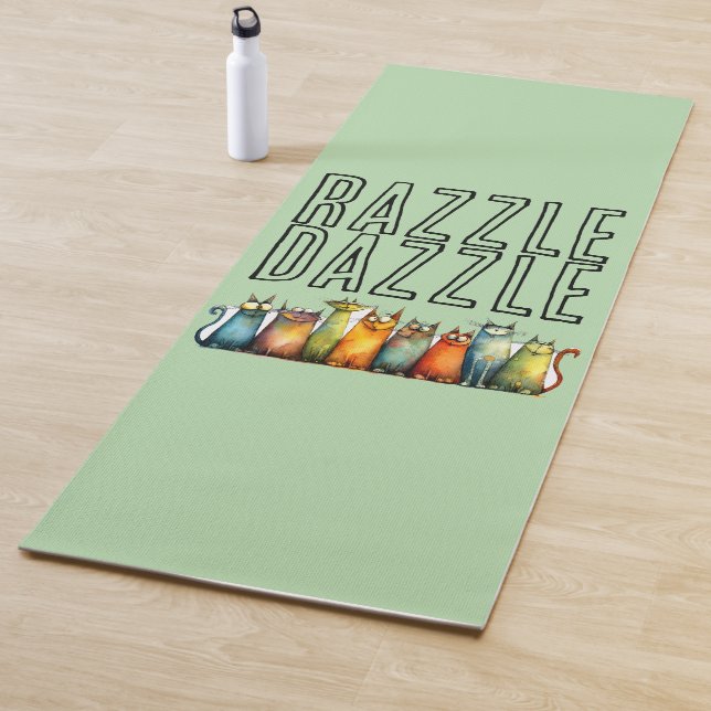 Tapis de yoga Razzle Dazzle (En situation)