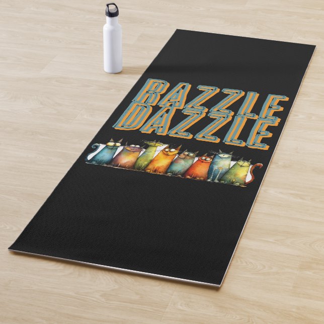 Tapis de yoga Razzle Dazzle (En situation)