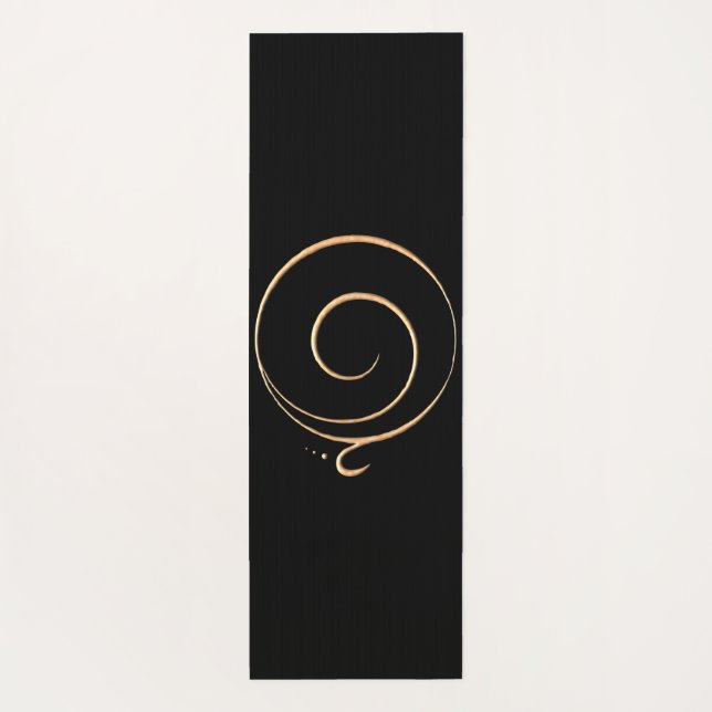 Tapis De Yoga Reconnaissance en or  (Dos)