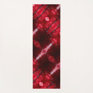 Tapis De Yoga Red Petunia Ikat